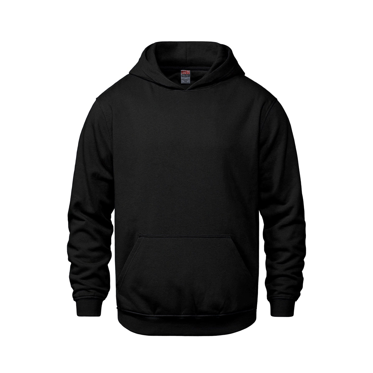 CSW 24/7 - Vault Youth Pullover Hooded Sweatshirt - Black