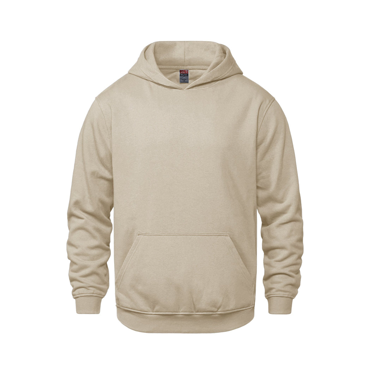 CSW 24/7 - Vault Youth Pullover Hooded Sweatshirt - Sand