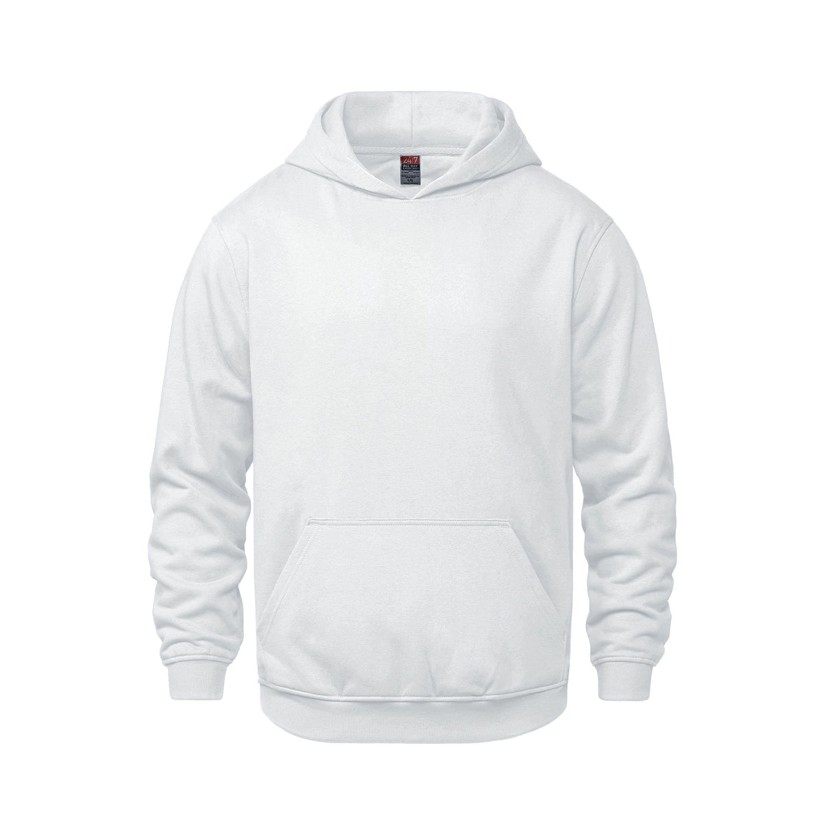 CSW 24/7 - Vault Youth Pullover Hooded Sweatshirt - White