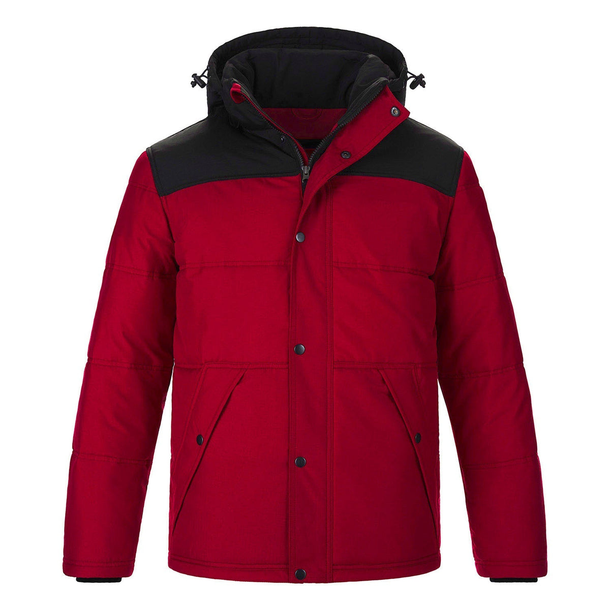 Heritage 54 - Nunavut Men's Puffy Coat w/ Detachable Hood - Red
