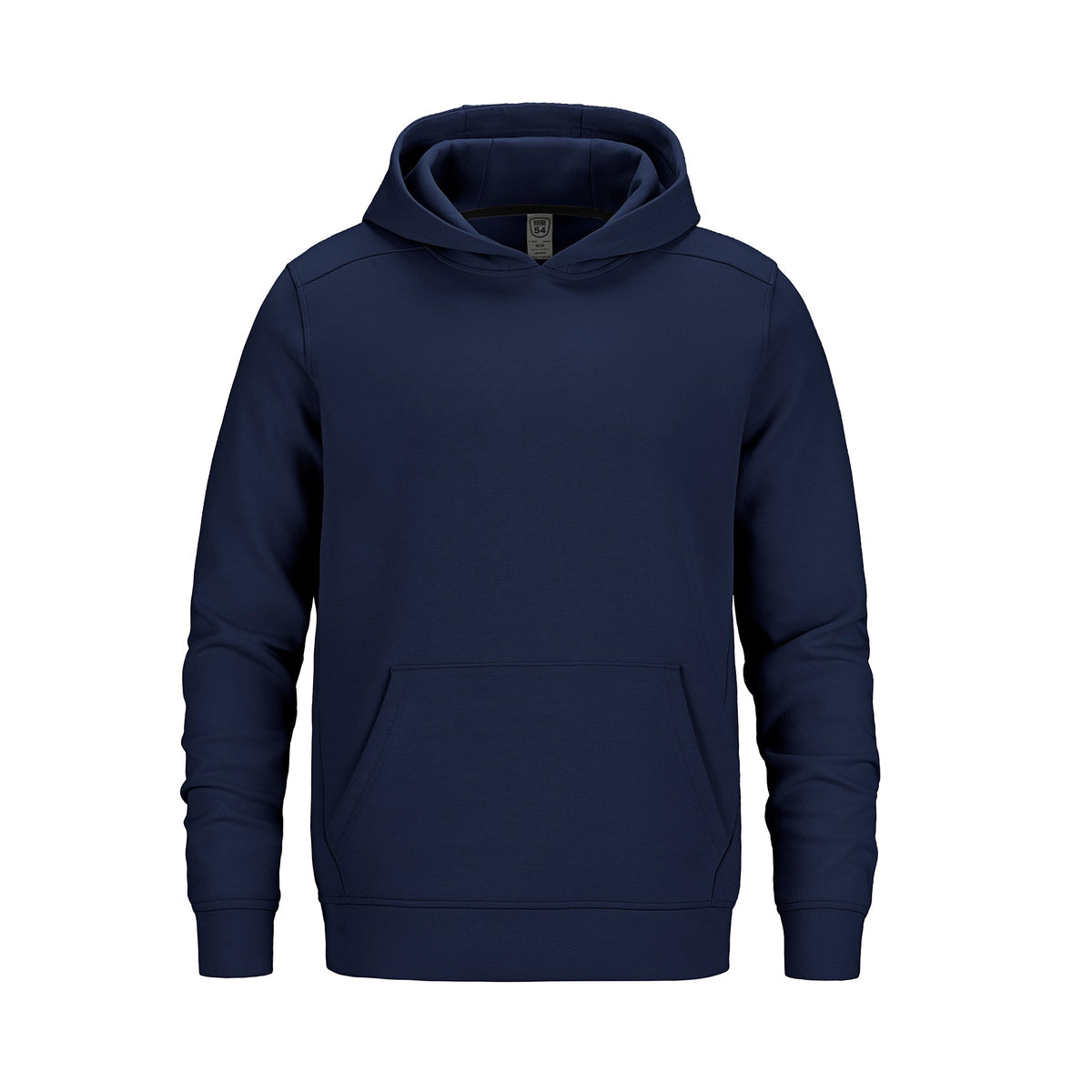 Heritage 54 - Pulse Adult Performance Double Knit Pullover Hooded Sweatshirt - Navy