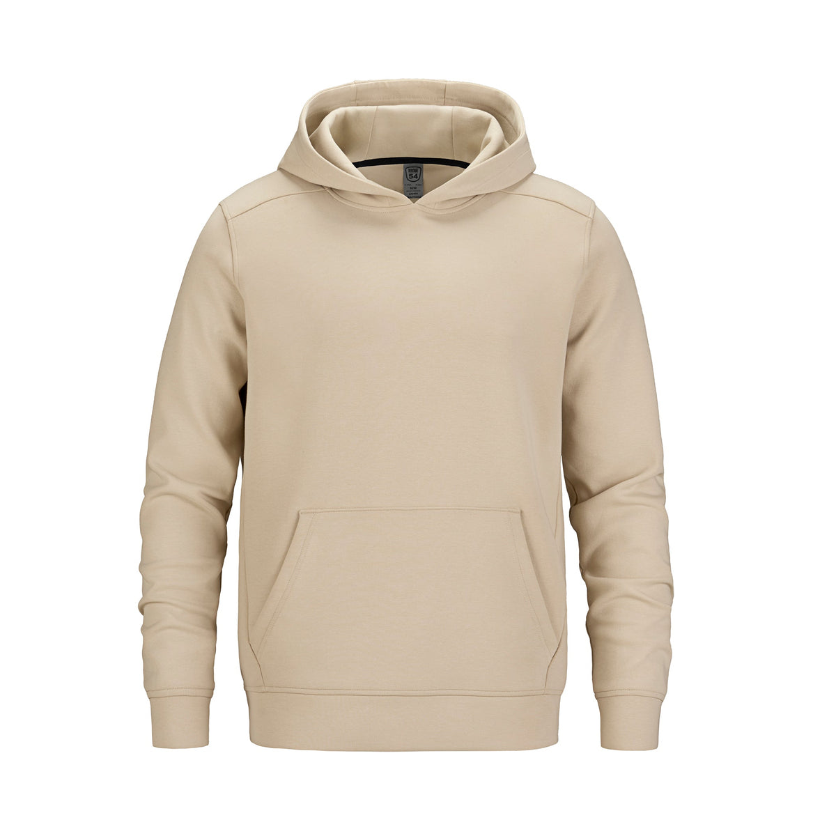 Heritage 54 - Pulse Adult Performance Double Knit Pullover Hooded Sweatshirt - Sand