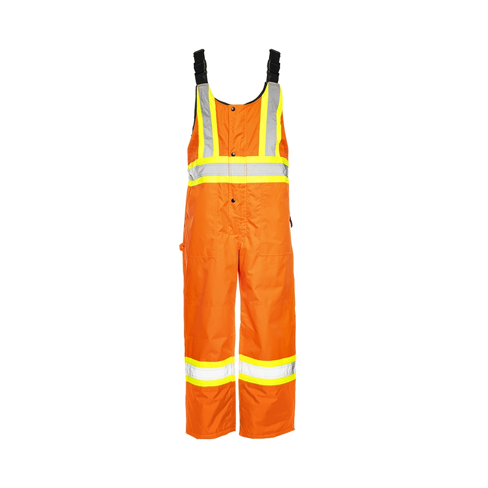 TO1 - Winter Traffic Overalls, 4″ Refl. Tape - Orange