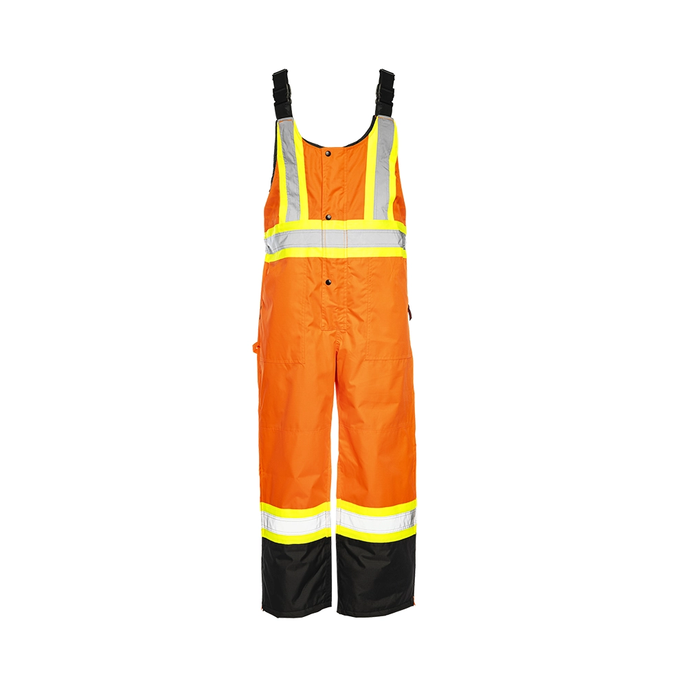 TO1 - Winter Traffic Overalls, 4″ Refl. Tape - Orange/Black