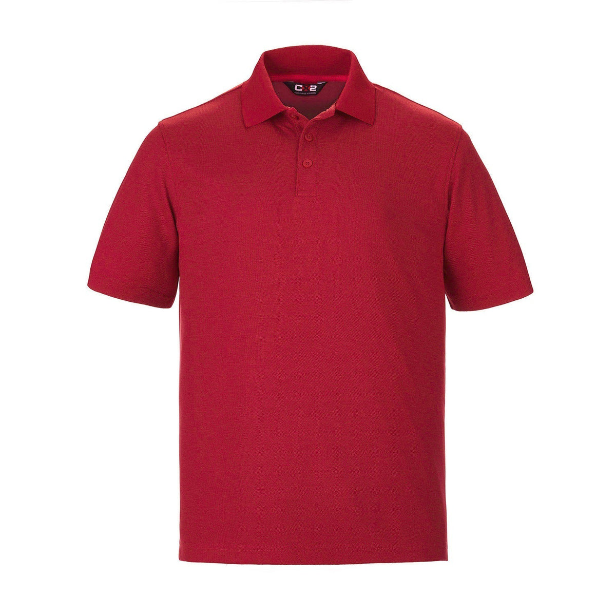 CX2 - Ace Men's Pique Mesh Polo - Red