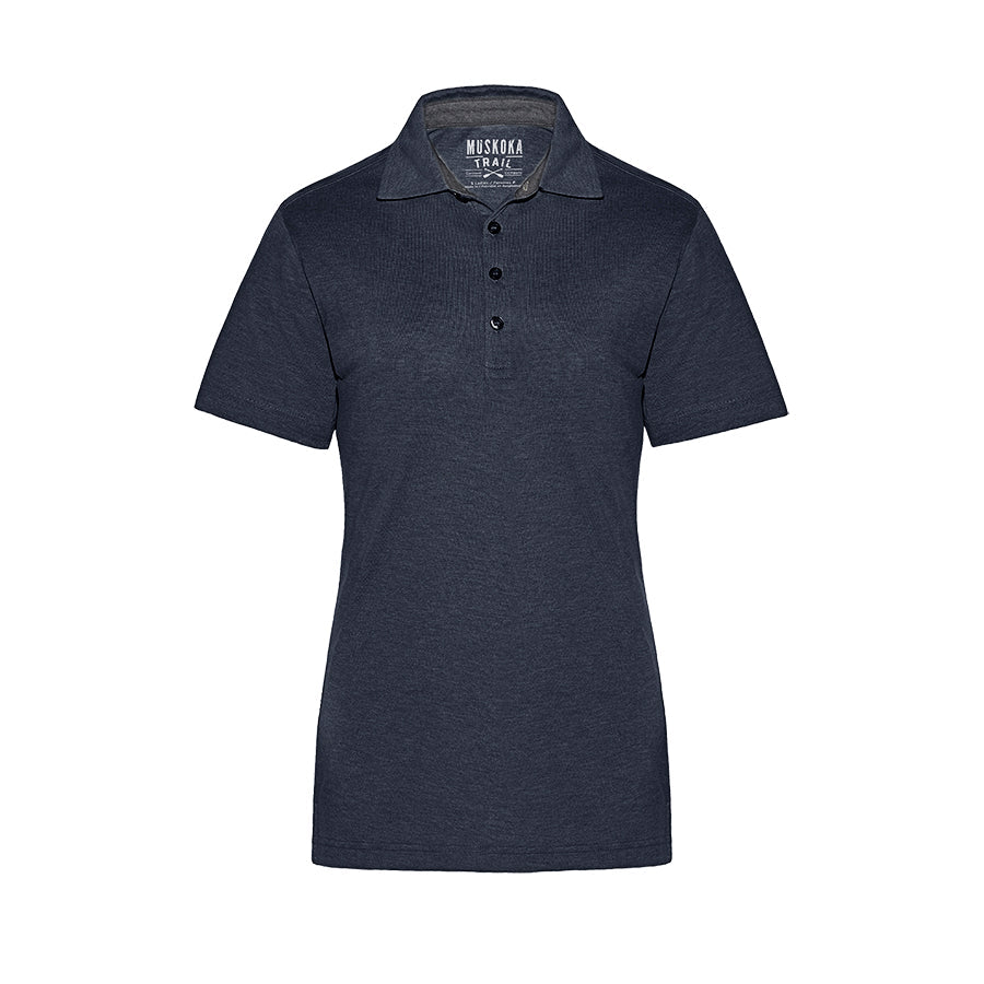 Muskoka Trail Garment Co. - Fairway Ladies Poly/Cotton Polo Shirt - Midnight Navy