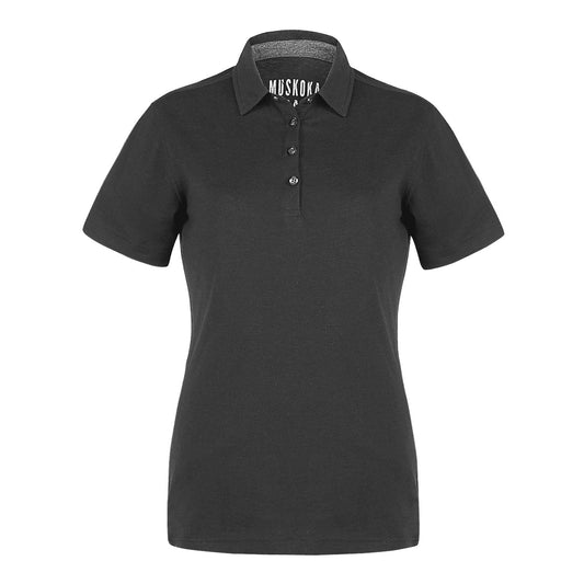 Muskoka Trail Garment Co. - Fairway Ladies Poly/Cotton Polo Shirt - Black