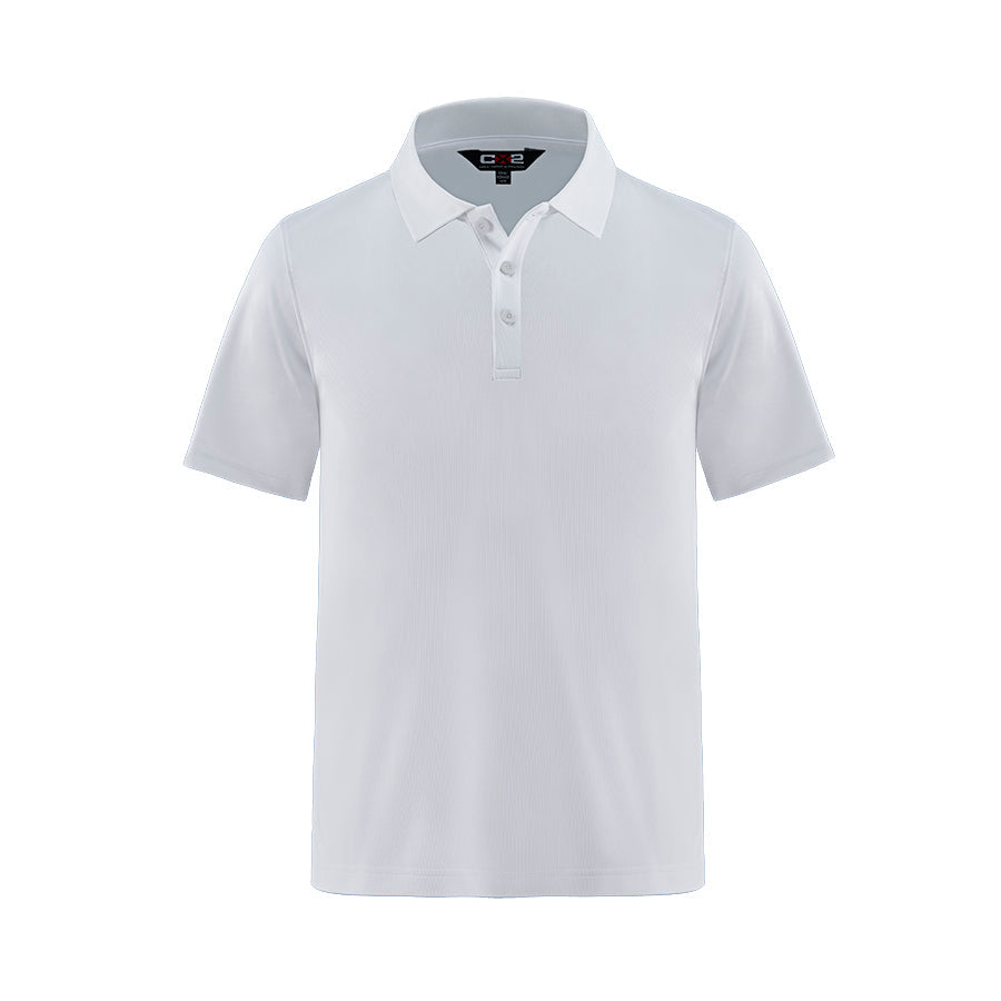 CX2 - Elite Youth Cotton/Poly/Spandex Polo - White