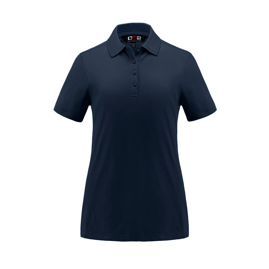 CX2 - Elite Ladies Cotton/Poly/Spandex Polo - Navy