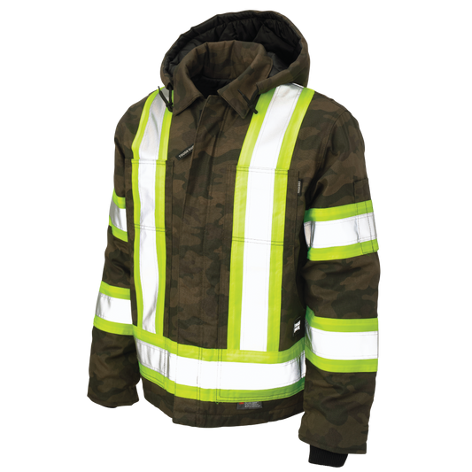 Tough Duck - Camo Tough Flex Duck Safety Jacket - Green Camo