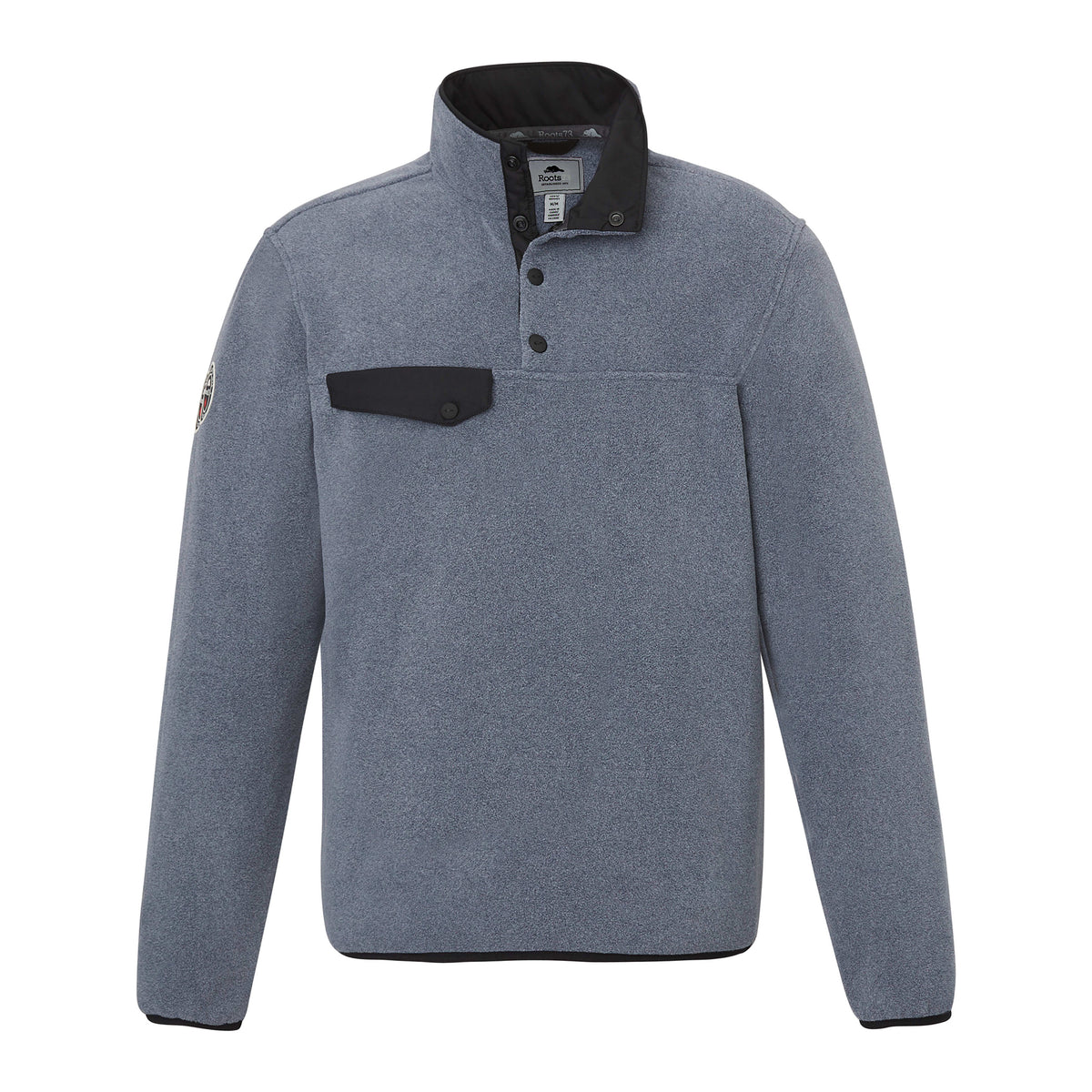 Roots - Westville Eco Microfleece Pullover - Denim Mix