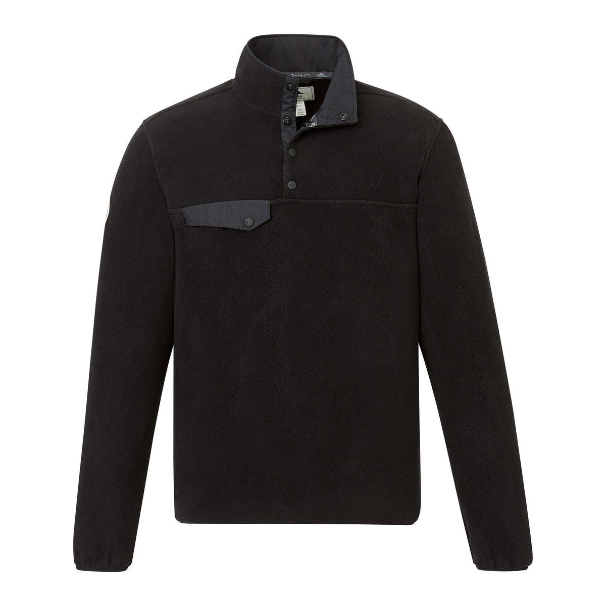 Roots - Westville Eco Microfleece Pullover - Black