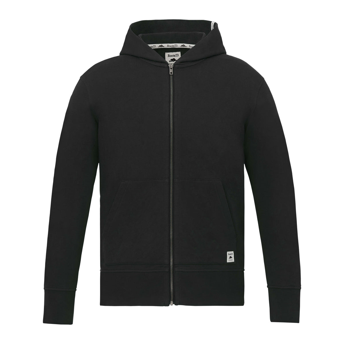 Roots - Canmore Eco Full Zip Hoodie - Black