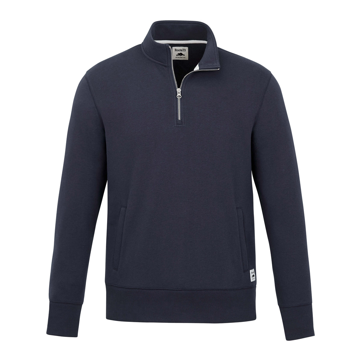 Roots - Paddlecreek Fleece Quarter Zip - Atlantic Navy