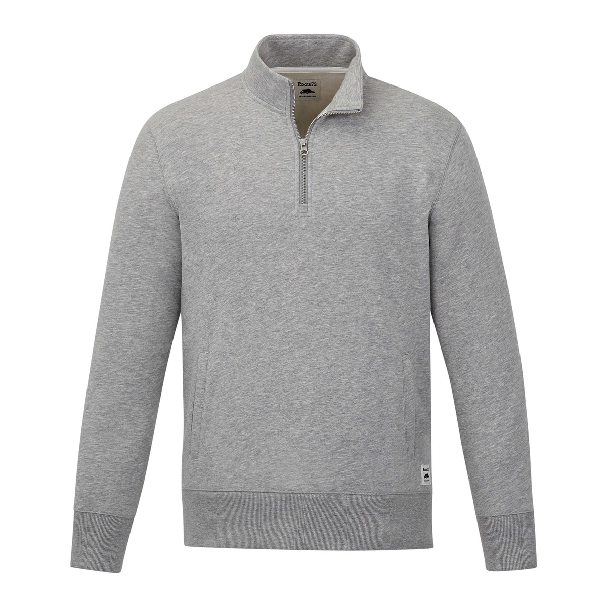 Roots - Paddlecreek Fleece Quarter Zip - Grey Mix