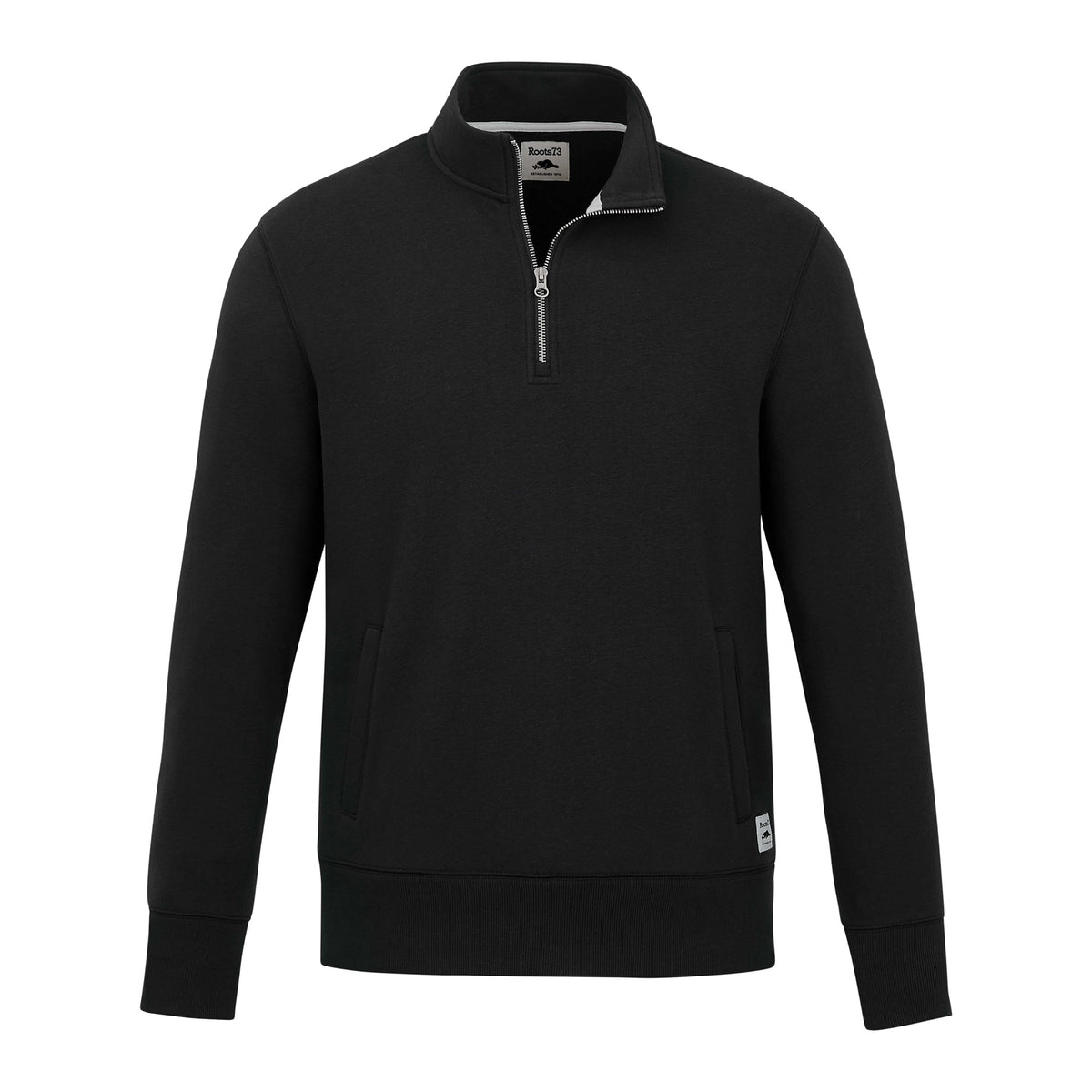 Roots - Paddlecreek Fleece Quarter Zip - Black