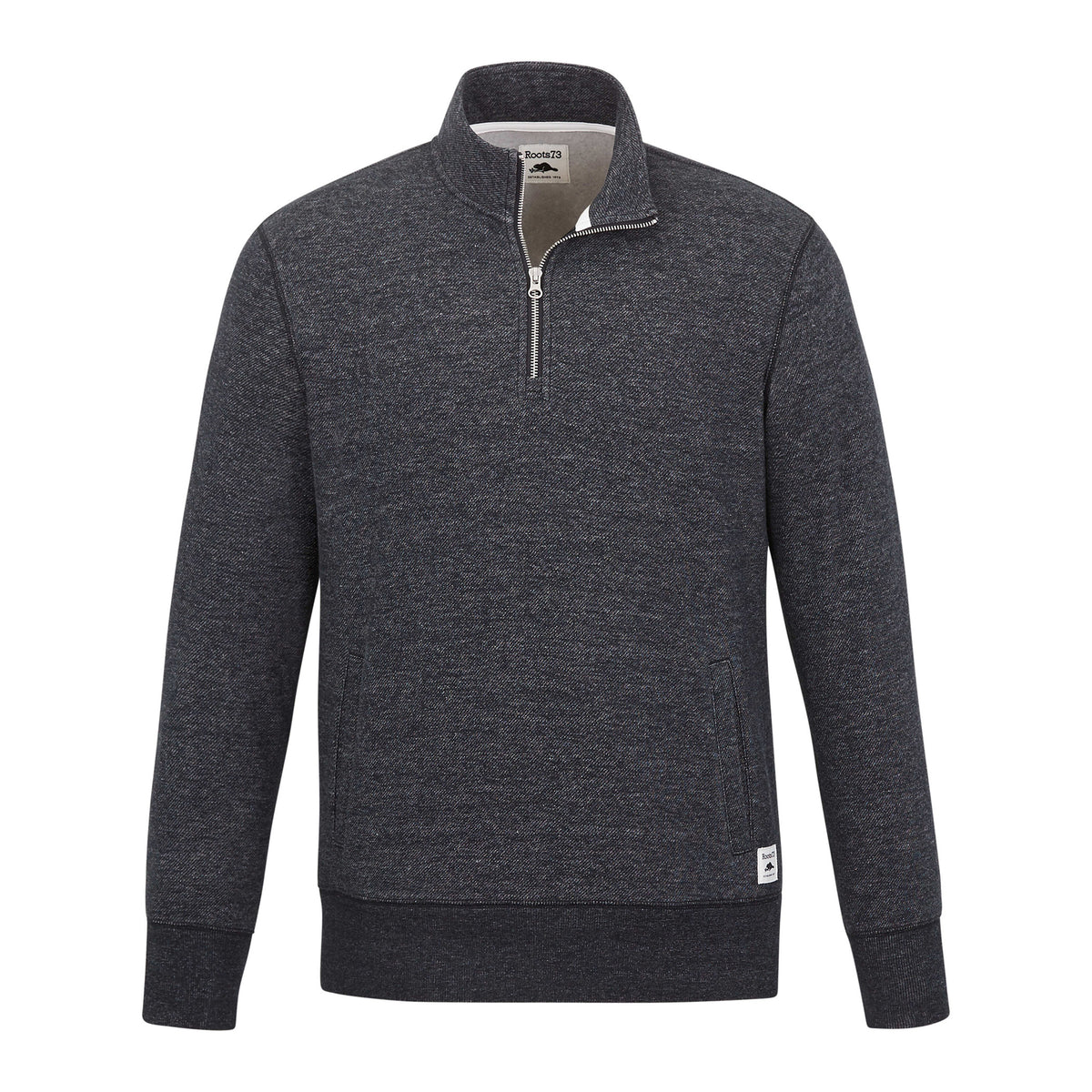 Roots - Paddlecreek Fleece Quarter Zip - Black Mix