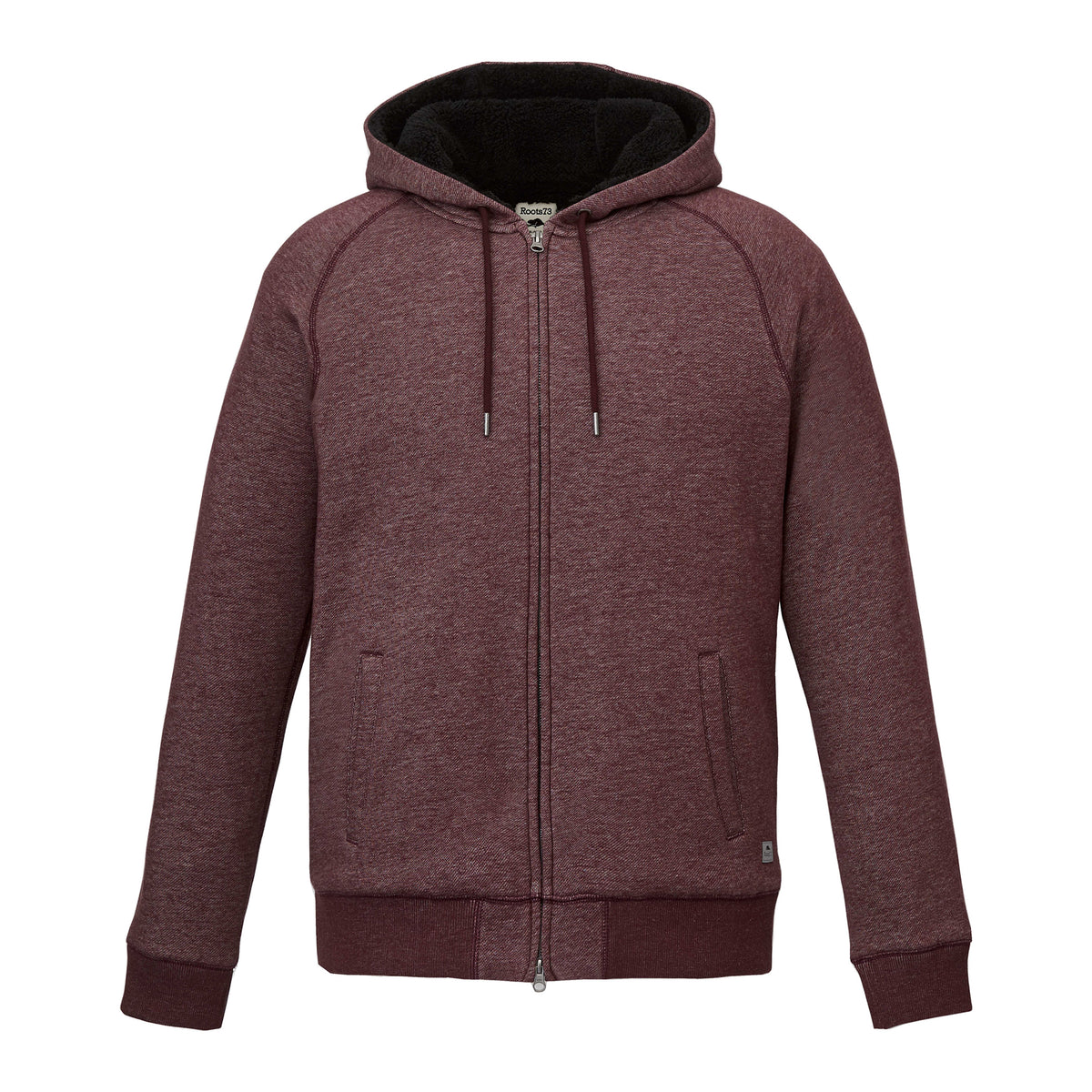 Roots - Copperbay Full Zip Hoodie - Burgundy Mix