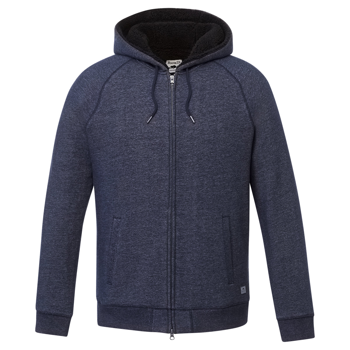 Roots - Copperbay Full Zip Hoodie - Atlantic Navy Mix