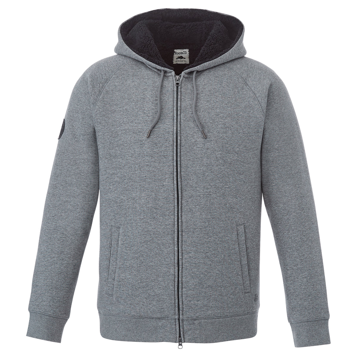 Roots - Copperbay Full Zip Hoodie - Charcoal Mix