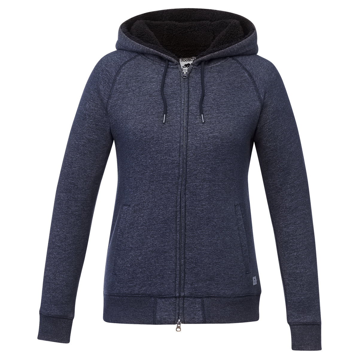Roots - Women’s Copperbay Full Zip Hoodie - Atlantic Navy Mix