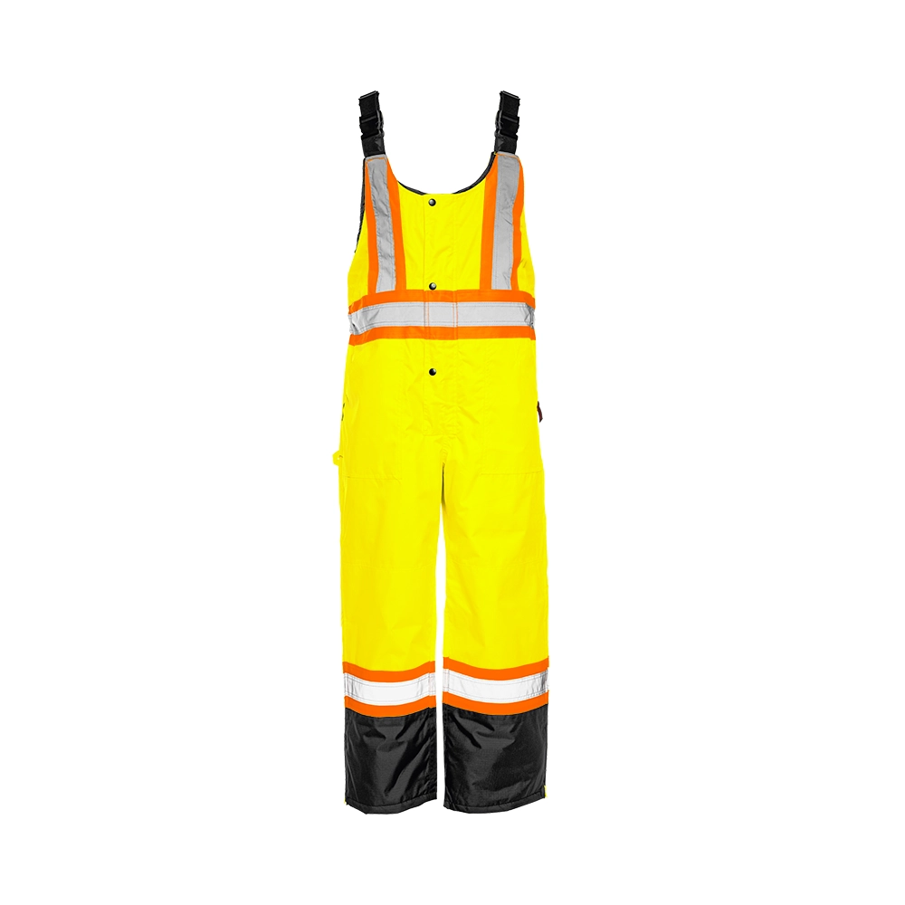 TO1 - Winter Traffic Overalls, 4″ Refl. Tape - Yellow/Black