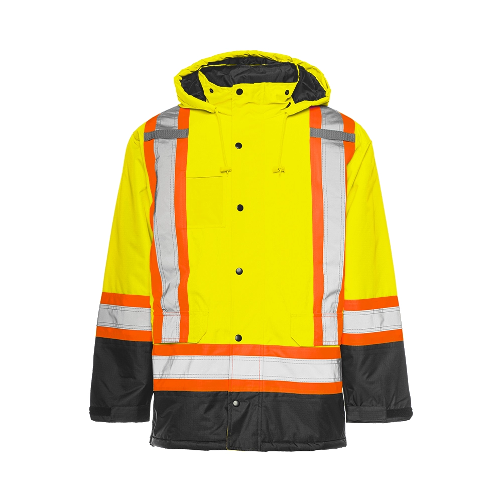 TP1 - Winter Traffic Parka, 4″ Refl. Tape - Yellow/Black