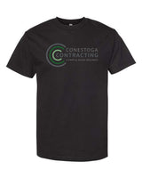 Large Conestoga Logo: American Apparel - Heavyweight Cotton Tee