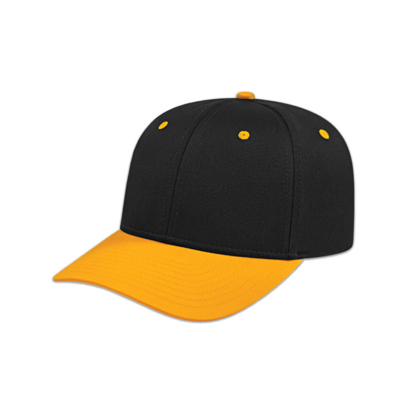 Original Poly/Cotton Snap Back Cap - Black/Athletic Gold