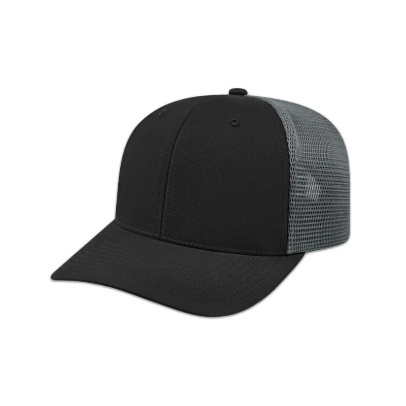 Flexfit 110® Trucker Mesh Back Cap - Black/Graphite