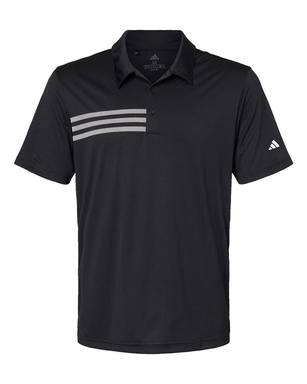 Adidas - 3-Stripes Chest Polo - Black/White