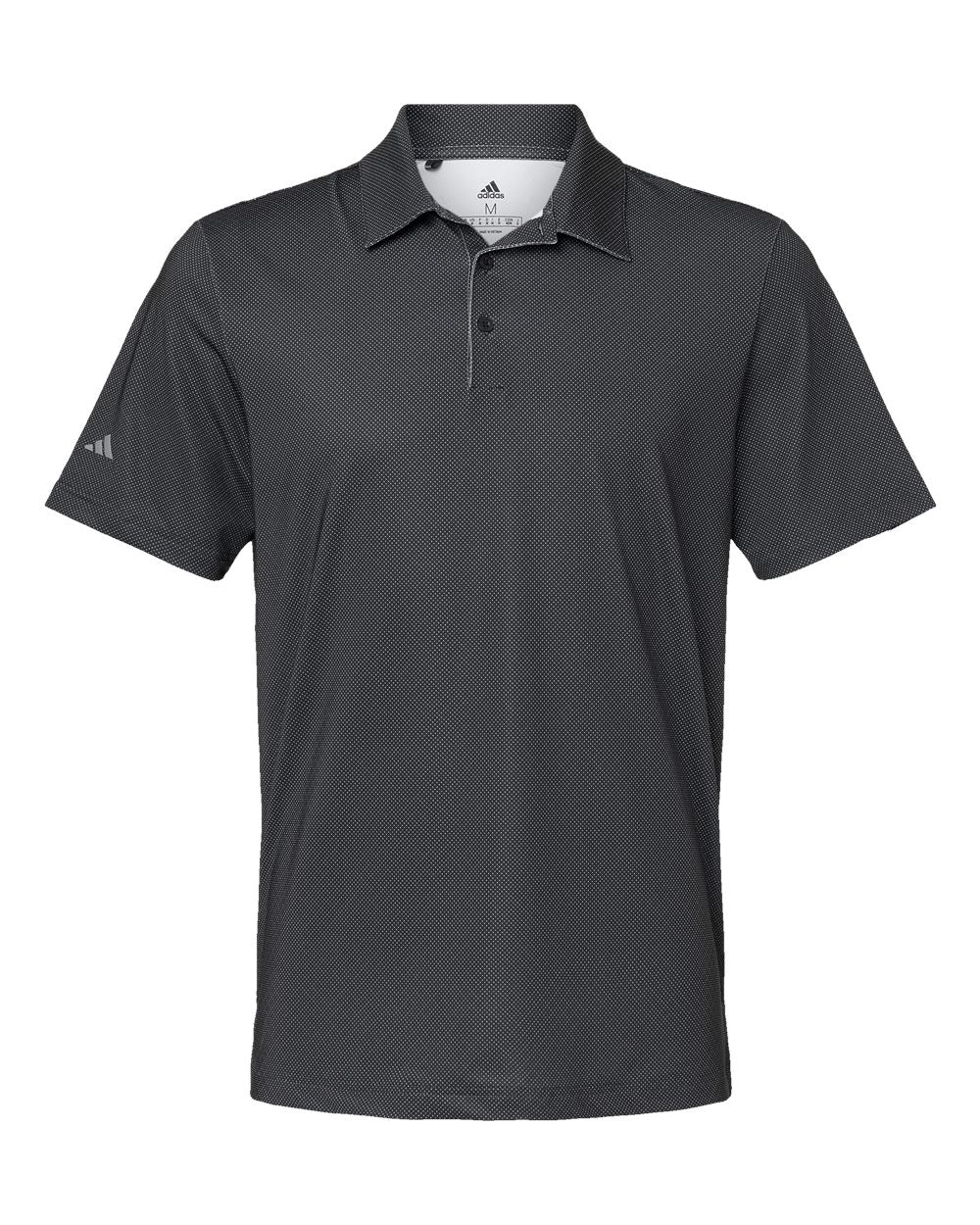 Adidas - Diamond Dot Print Polo - Black/White/Grey