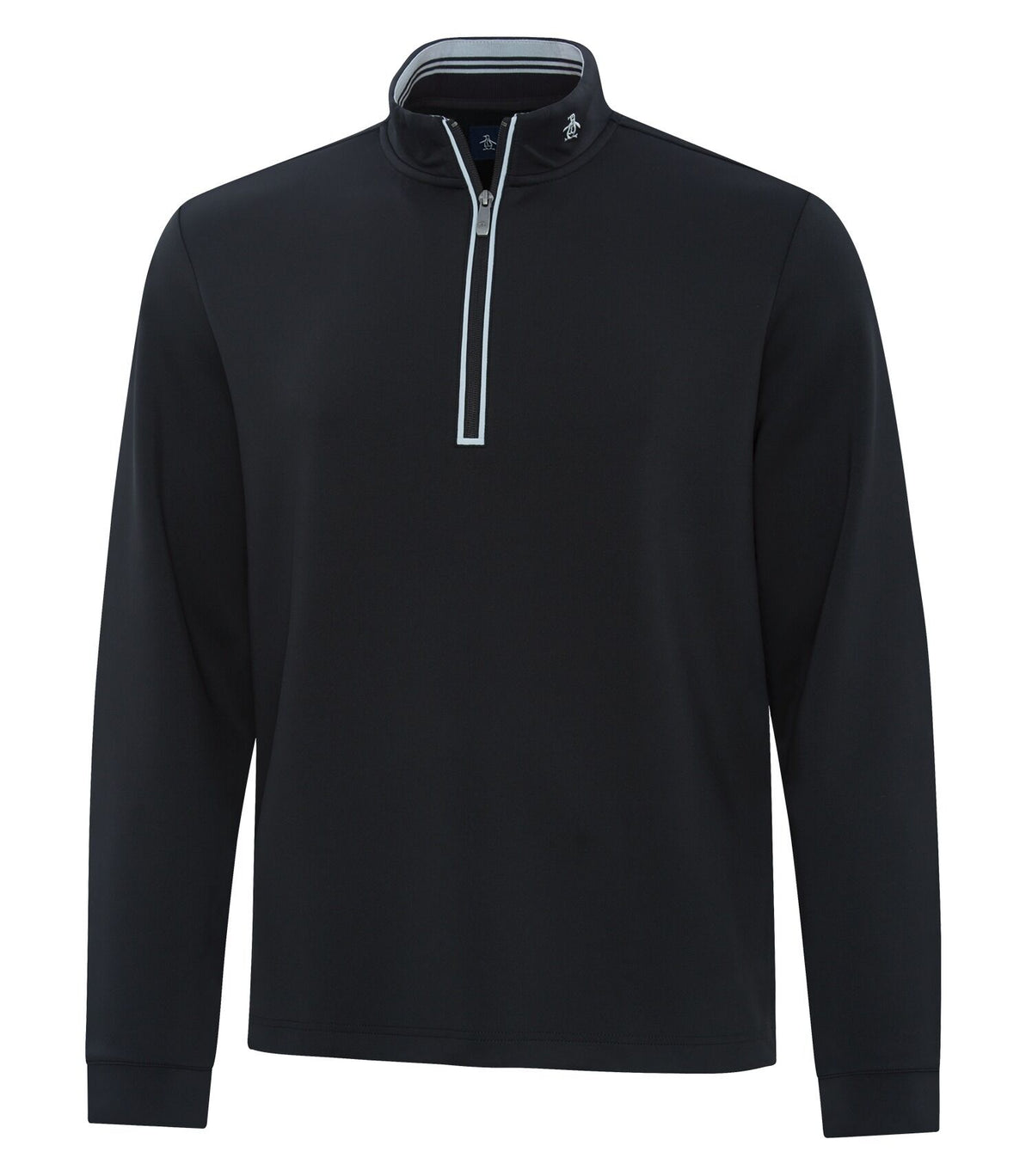 Original Penguin® Clubhouse Mock 1/4 Zip Pullover - Caviar Black