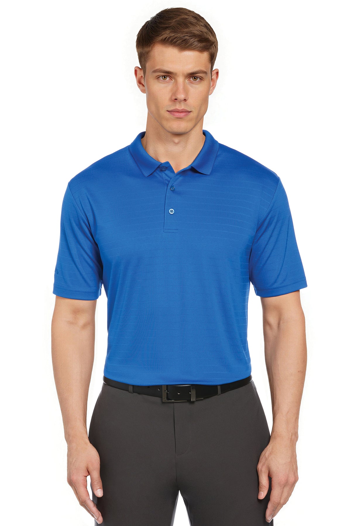 Callaway - Eco Horizontal Textured Polo - Magnetic Blue