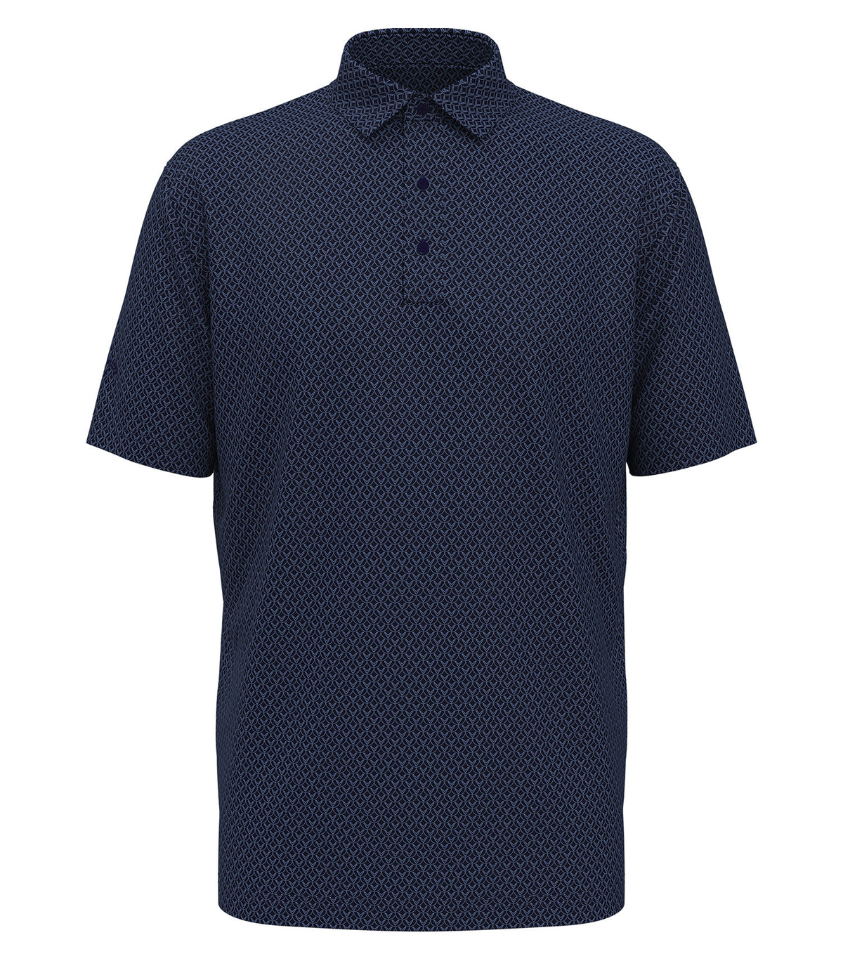Callaway - All-Over Stitched Chev Polo - Peacoat Navy