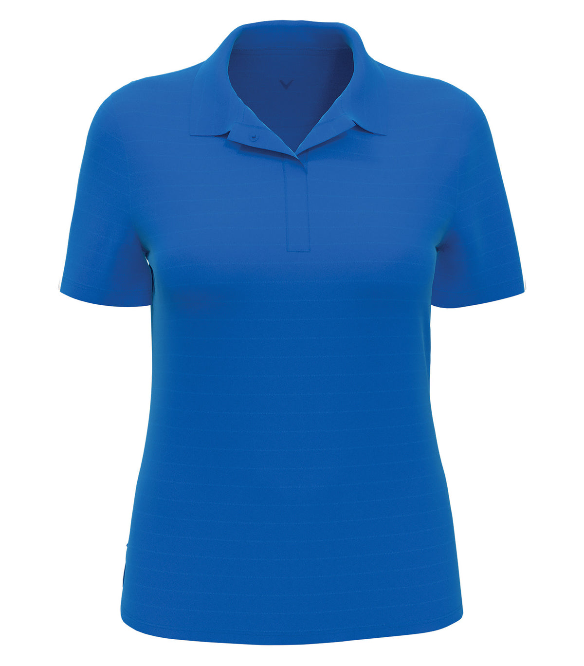 Callaway - Eco Horizontal Textured Ladies' Polo - Magnetic Blue