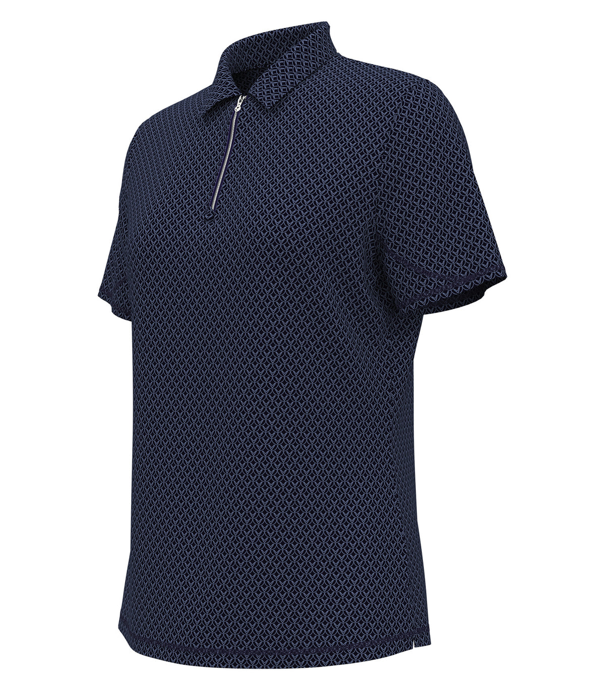 Callaway - All-Over Stitched Chev Ladies' Polo - Peacoat Navy