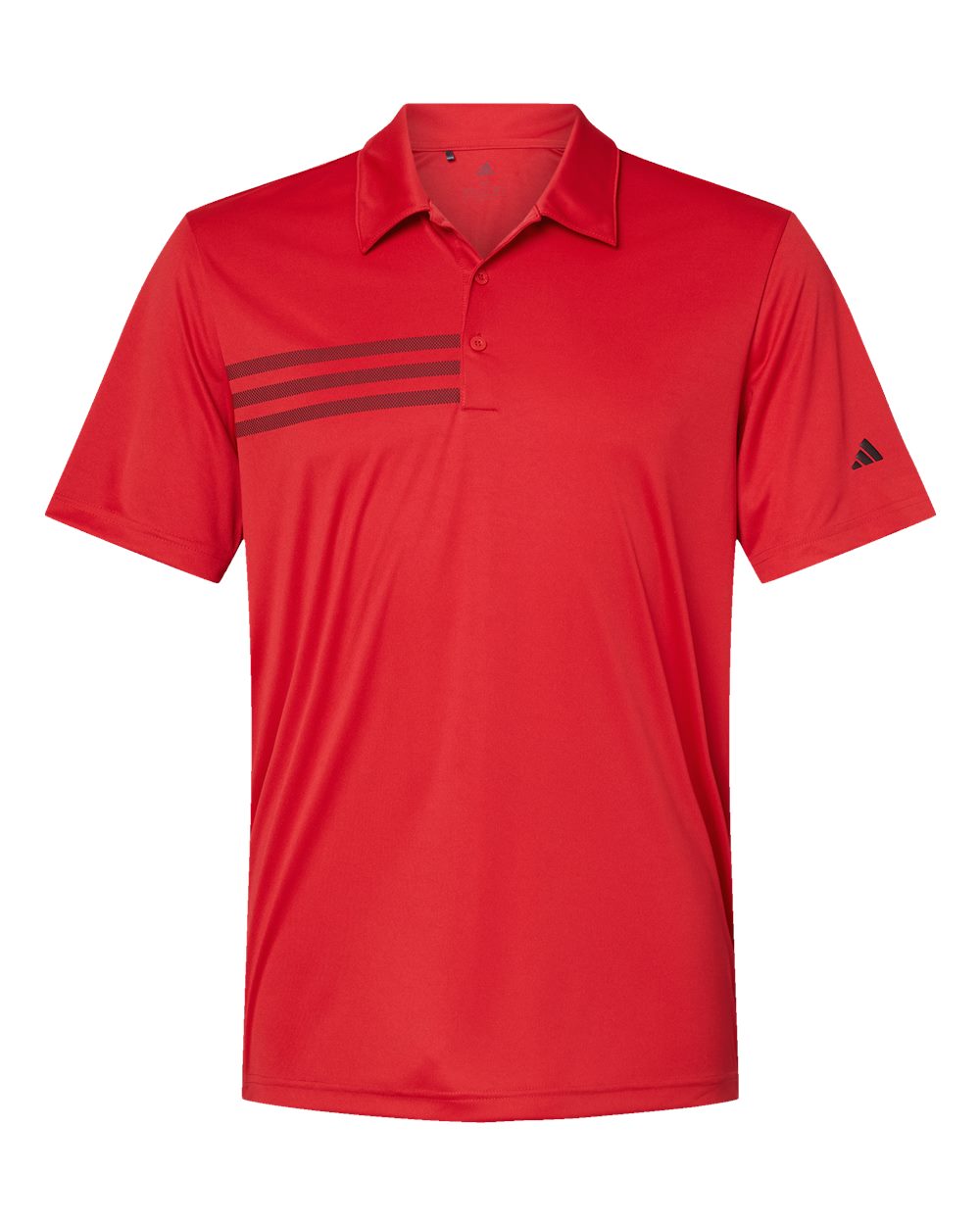 Adidas - 3-Stripes Chest Polo - Collegiate Red/Black