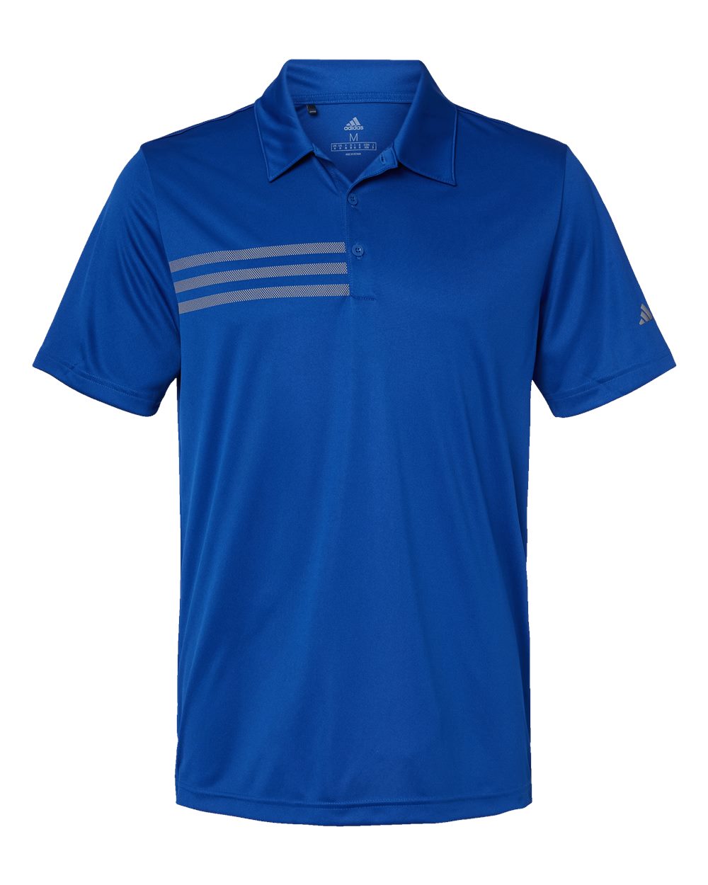 Adidas - 3-Stripes Chest Polo - Collegiate Royal/Grey