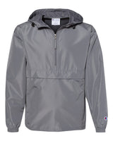 Champion - Hooded Packable Quarter-Zip Jacket