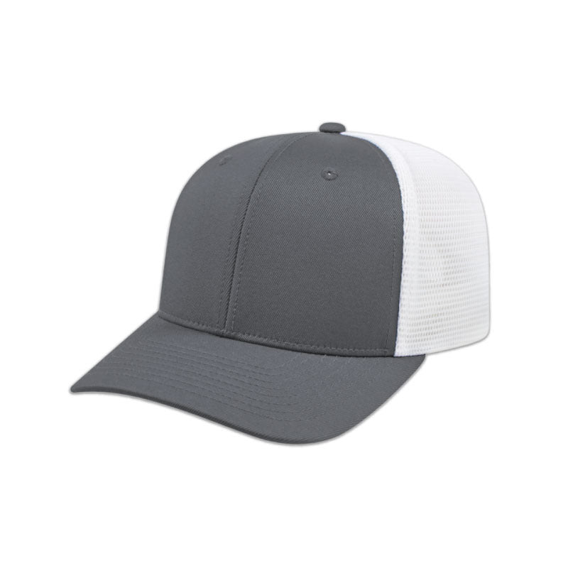 Flexfit 110® Trucker Mesh Back Cap - Graphite/White