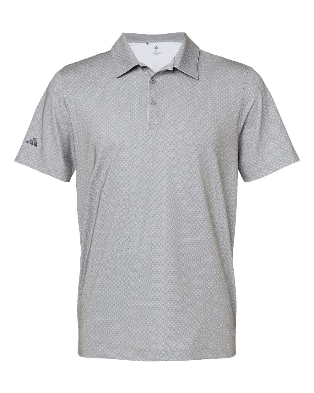 Adidas - Diamond Dot Print Polo - Grey Three/Team