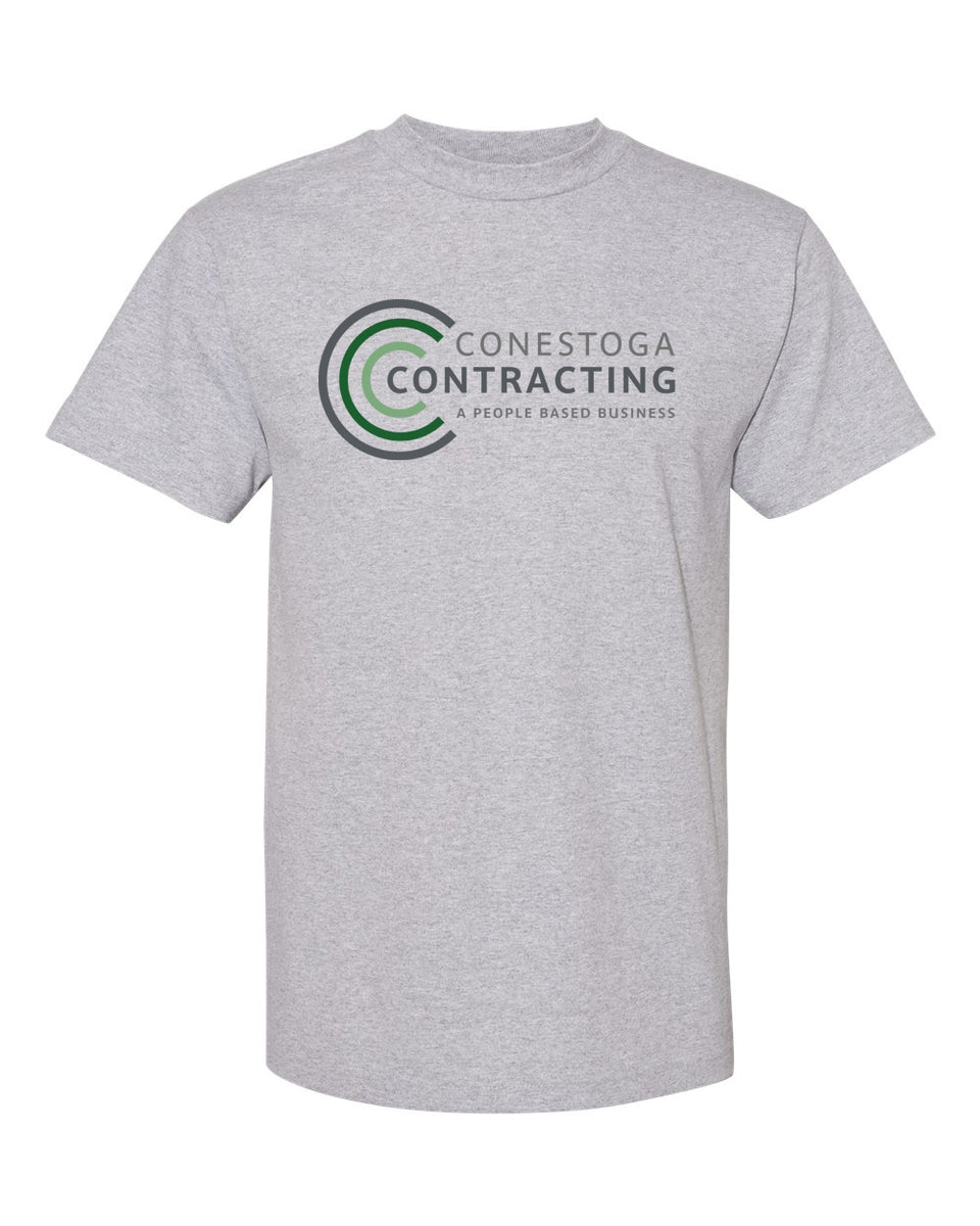 Large Conestoga Logo: American Apparel - Heavyweight Cotton Tee ...