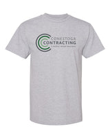 Large Conestoga Logo: American Apparel - Heavyweight Cotton Tee