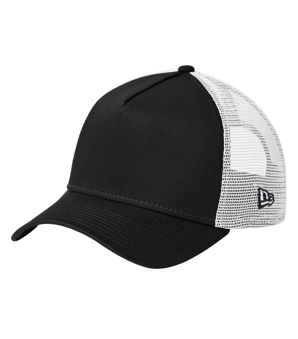 New Era - Snapback Trucker Cap - Flag Black/White