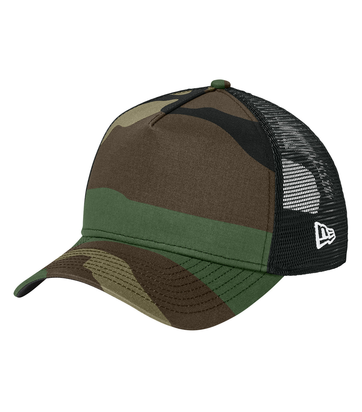 New Era - Snapback Trucker Cap - Flag Camo/Black