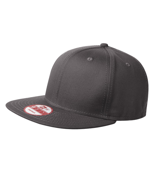 New Era - Flat Bill Snapback Cap - Charcoal