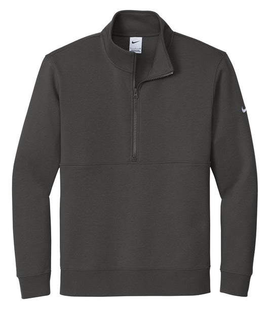 NIKE Club Fleece Sleeve Swoosh 1/2-Zip - Anthracite