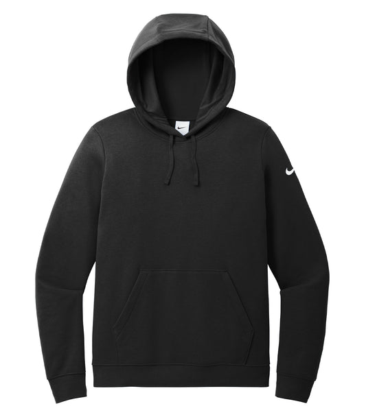 NIKE Club Fleece Sleeve Swoosh Ladies' Hoodie - Black