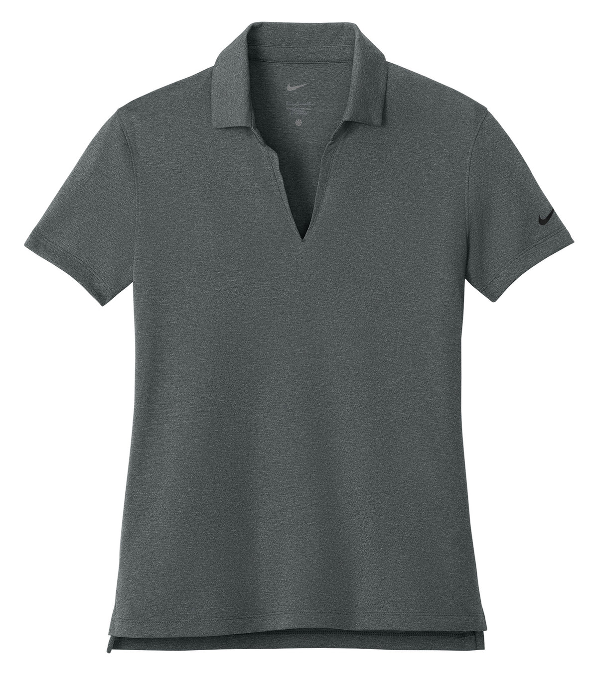 NIKE Dri-FIT Smooth Heather Ladies’ Polo - Anthracite Heather